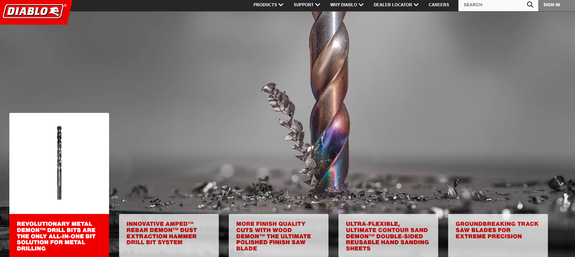 Diablo Tools Company Overview Banner