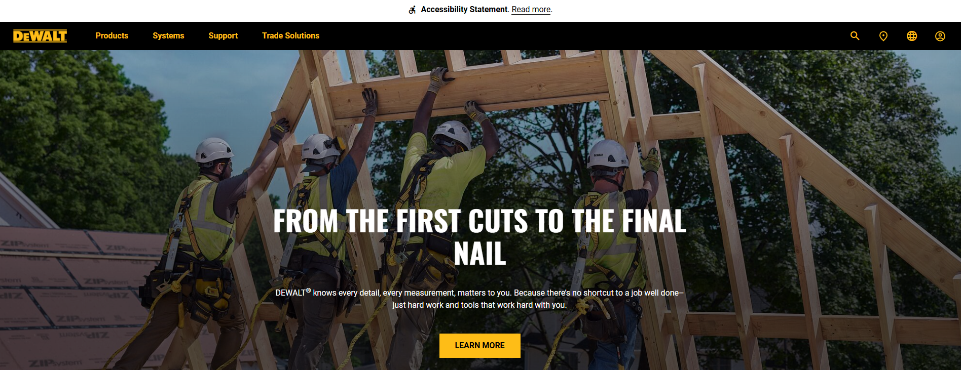 DeWalt Company Overview Banner
