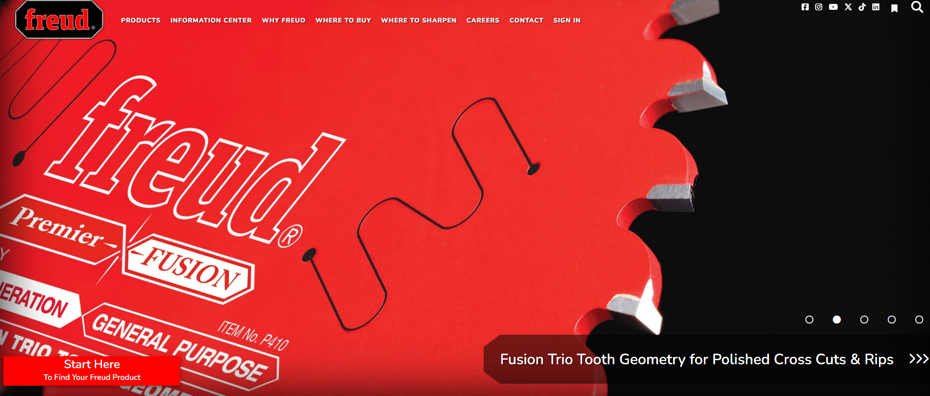 Freud Tools Company Overview Banner