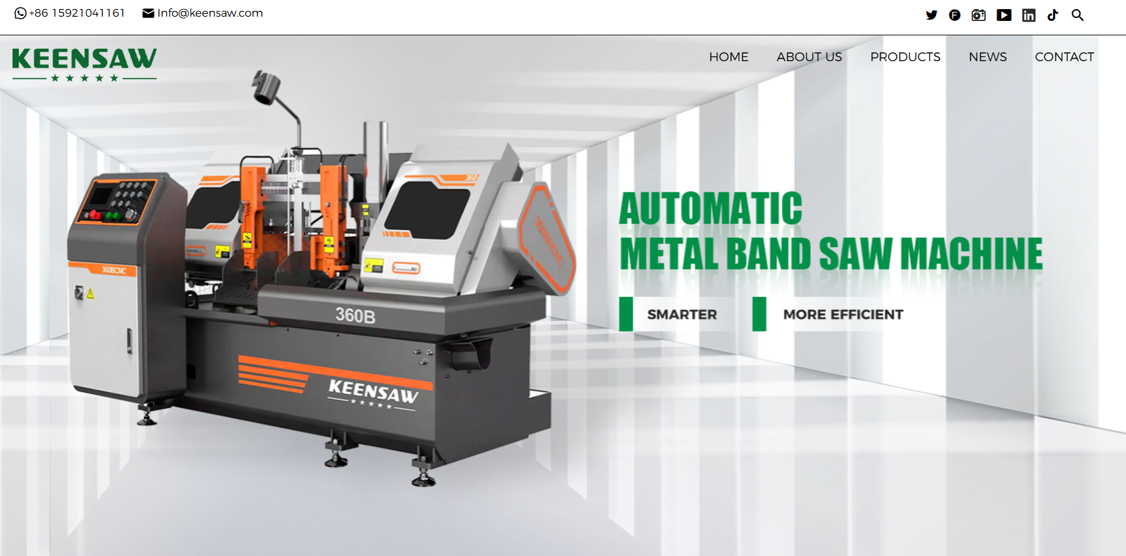 KEENSAW Company Overview Banner