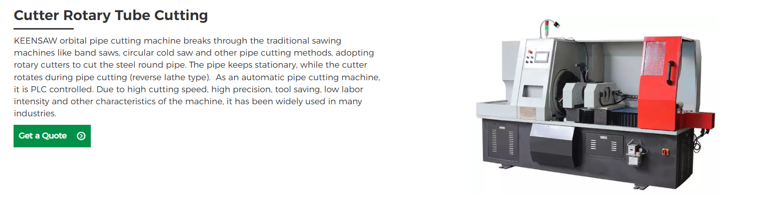 Cutter Rotary Tube Cutting